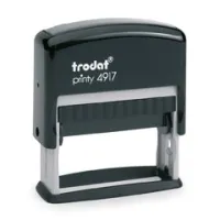 Trodat Printy 4917 ist ein beliebter Stempel, der sich ideal für persönliche oder geschäftliche Anwendungen eignet. Er zeichnet sich durch seine kompakte Größe 