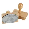 Timbro in legno 110x80 mm ovale Timbro in legno 110x80 mm ovale