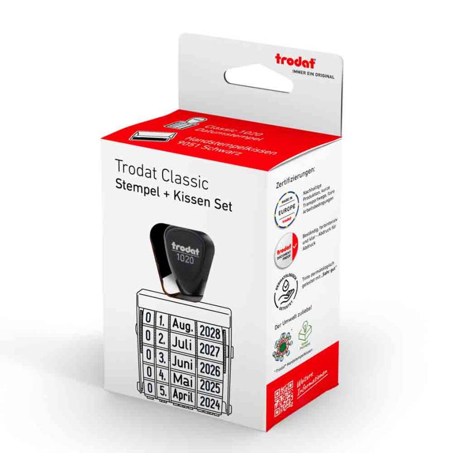 Trodat Classic Datumstempel 1020 SET Trodat Classic Datumstempel 1020 SET
