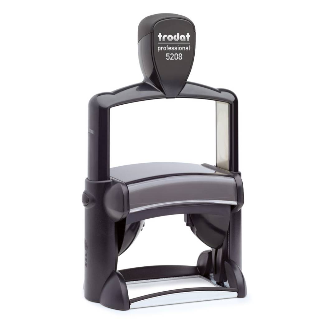 Trodat Professional 5208 Premium ist ein hochwertiger Stempel, der sich durch seine ausgezeichnete Verarbeitung und Langlebigkeit auszeichnet.