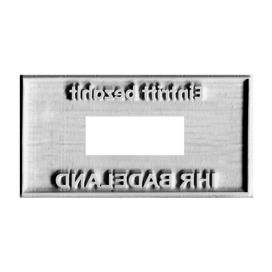 Plaque de tampon Trodat Dater 4731