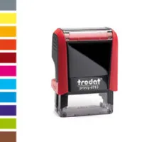Trodat Printy 4910 Premium ist ein hochwertiger Stempel, der sich durch seine Benutzerfreundlichkeit und Langlebigkeit auszeichnet.