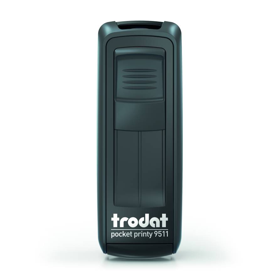 Abbildung des Produkts Trodat Pocket Printy 9511 in der Farbe Schwarz. - eco schwarz/eco schwarz Abbildung des Produkts Trodat Pocket Printy 9511 in der Farbe Schwarz. - eco schwarz/eco schwarz