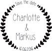 Vorschau auf vier verschiedene Holzstempel mit dem Motiv "Save the Date". Vorschau auf vier verschiedene Holzstempel mit dem Motiv "Save the Date".