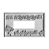 Plaque de remplacement Trodat 5460 Plaque de remplacement Trodat 5460