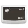 COLOP Cuscinetto per timbri MAKE 1 grigio elegante 90x50mm