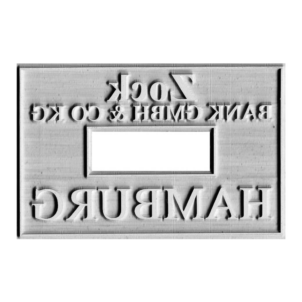 Plaque de tampon Trodat Dater 4726 Plaque de tampon Trodat Dater 4726