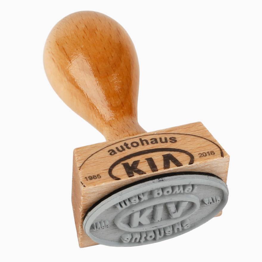 Tampon en bois 40x25mm ovale