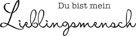 Vorschau auf den Holzstempel „Lieblingsmensch“