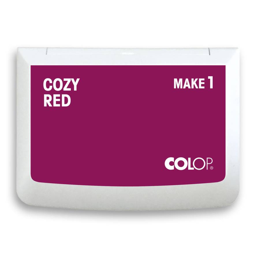 COLOP Tapis encreur MAKE 1 rouge confortable 90x50mm