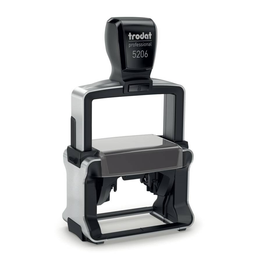 Trodat Professional 5206 ist ein vielseitiger Stempel, der sich durch seine hohe Qualität und Langlebigkeit auszeichnet. Er bietet eine präzise Abdruckqualität 