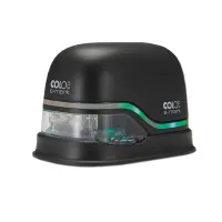 Colop e-mark ist ein tragbarer, digitaler Stempel, der es ermöglicht, verschiedene Texte oder Grafiken jederzeit und überall zu erstellen. Mit seiner benutzerfr