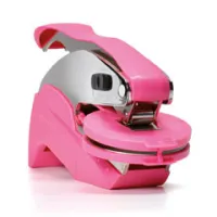 Pinkfarbene Prägezange