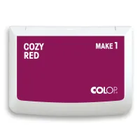 COLOP Cuscinetto per timbri MAKE 1 rosso accogliente 90x50mm