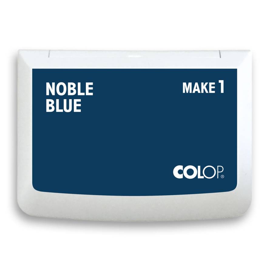COLOP Tampon encreur MAKE 1 bleu noble 90x50mm COLOP Tampon encreur MAKE 1 bleu noble 90x50mm