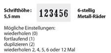 Trodat Professional 5756M Beispiel
