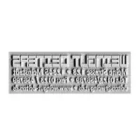 Plaque de tampon de remplacement Colop Printer 40
