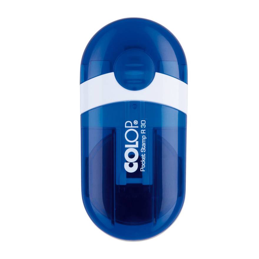 Colop Pocket Stempel R 30 in Blau - indigo