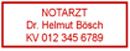 Plaque de remplacement Trodat Mobile Printy 9411 - Aperçu