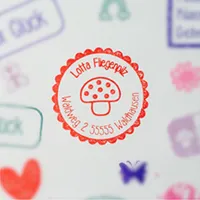 Tampons en bois Champignon volant Image