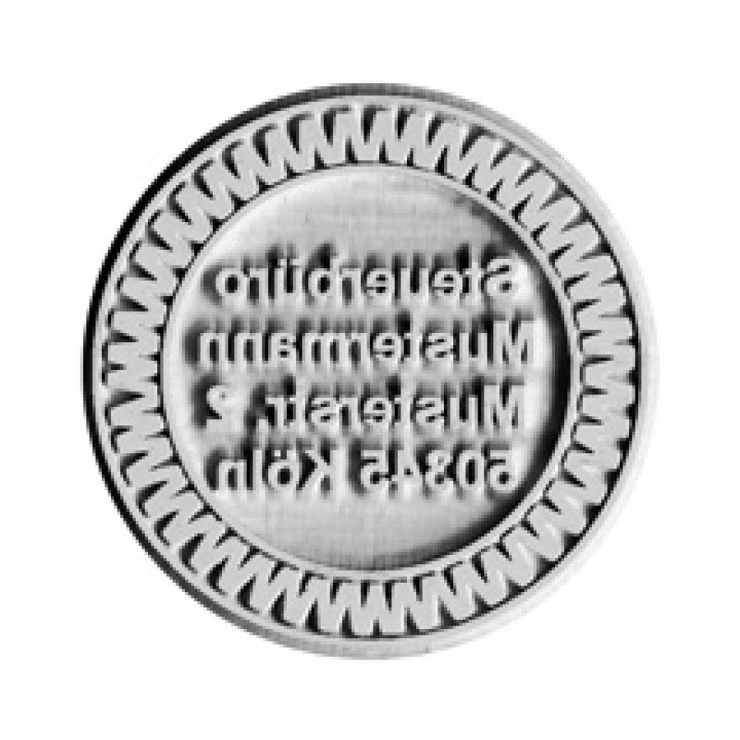 Piastra di ricambio Colop Stamp Mouse 30 rotonda Piastra di ricambio Colop Stamp Mouse 30 rotonda