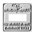Plaque de tampon 4724