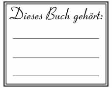 Holzstempel: Dieses Buch ist Eigentum von Vorschau. Holzstempel: Dieses Buch ist Eigentum von Vorschau.