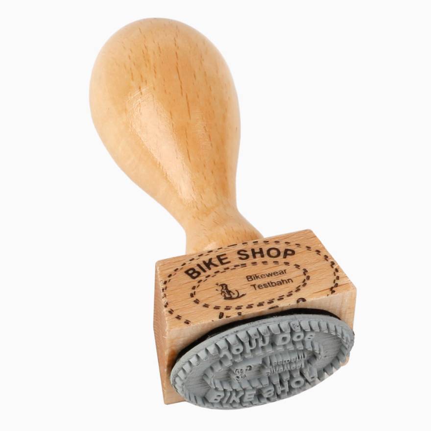 Tampon en bois 30x20 mm ovale Tampon en bois 30x20 mm ovale