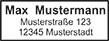 Trodat Pocket Printy 9511 Beispiel