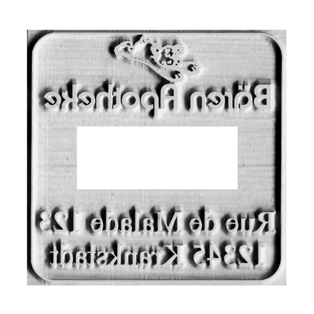 Plaque de tampon 4724