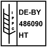 IPPC Siegel 60x60 mm