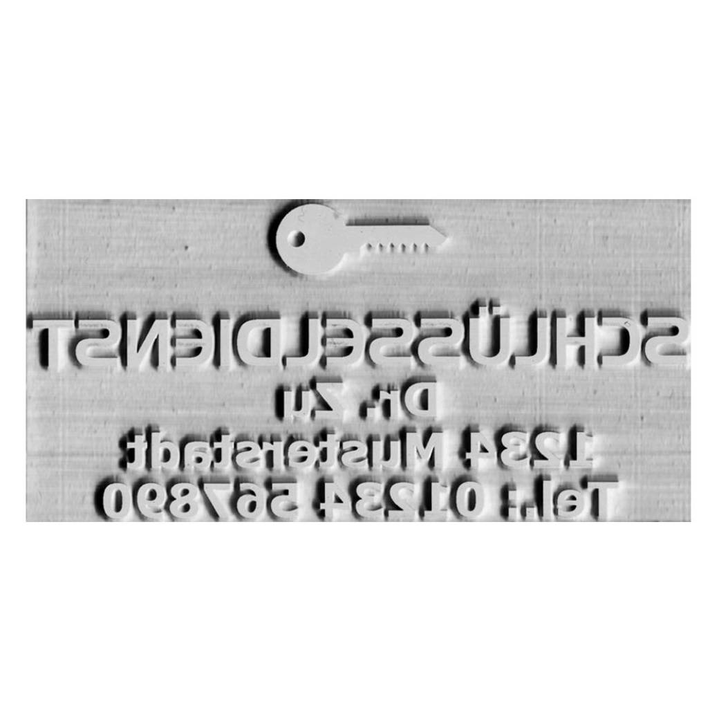 Plaque de remplacement pour tampon Colop Printer 60 Plaque de remplacement pour tampon Colop Printer 60