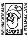 Weihnachtlicher Holzstempel mit den Maßen 30x40mm und einem speziellen Design.